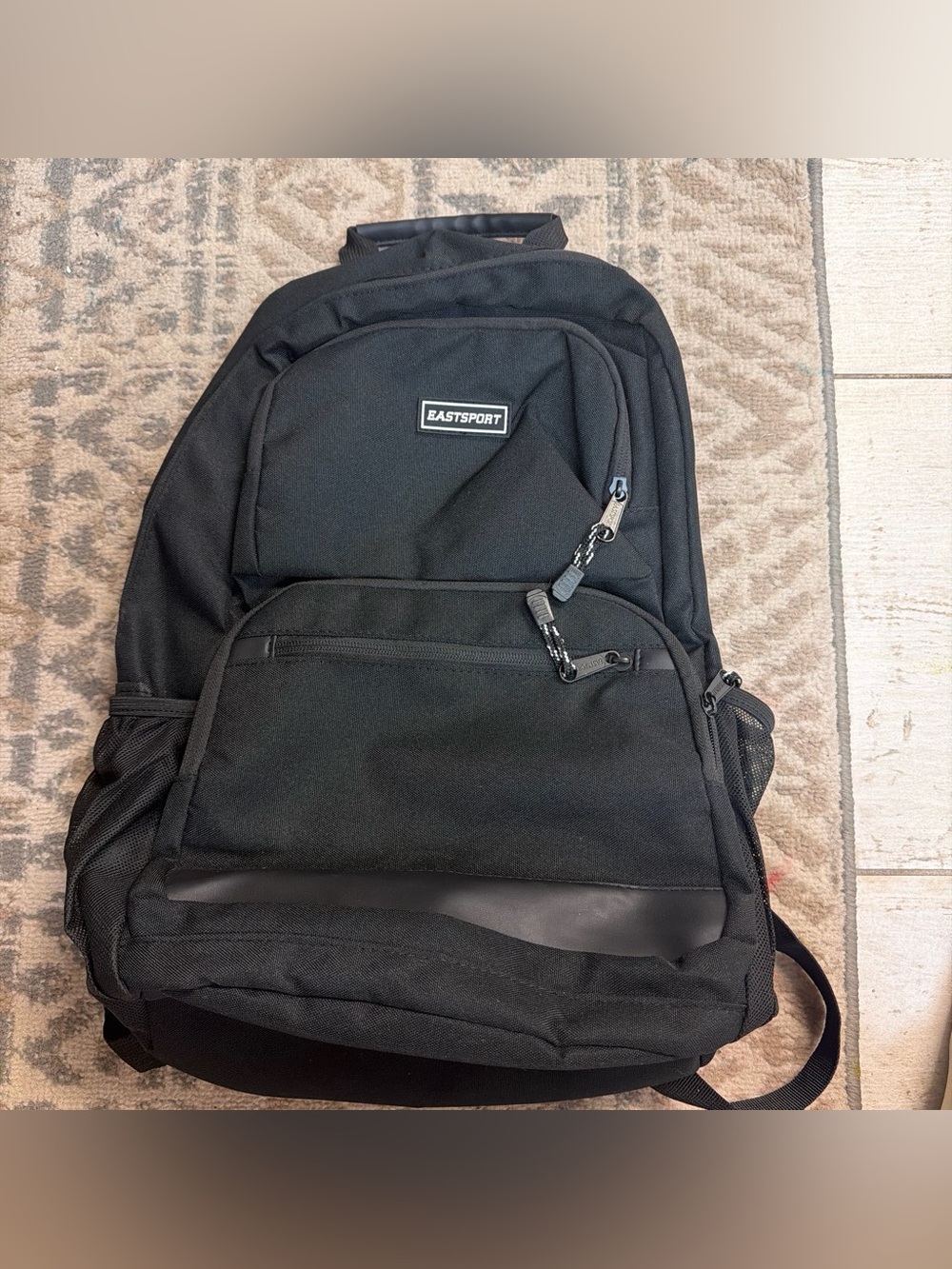 Eastsport Black Men's Backpack – Everyday Tech and Travel Companion